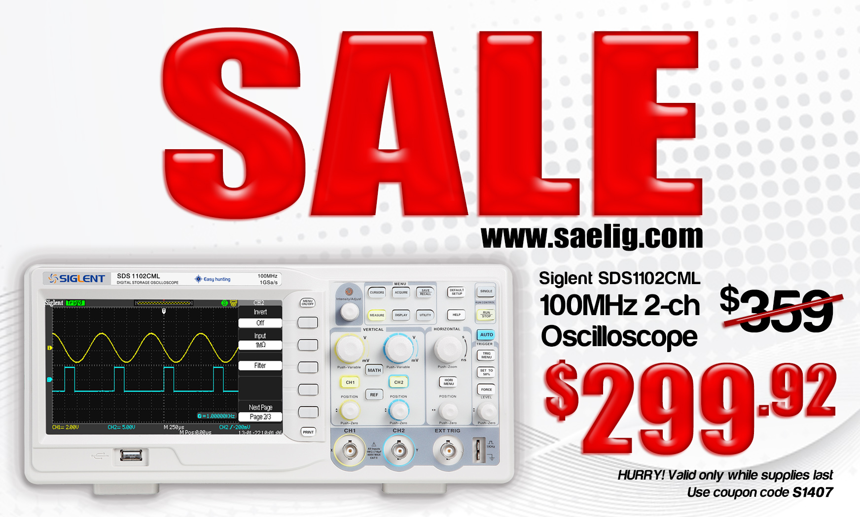 SDS1102CML Sale Image