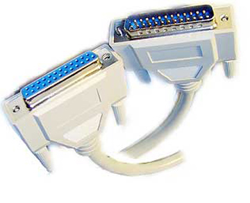 DB25 M-F Extension Straight Thru Molded 1.8m