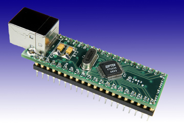 DLP-2232M - Dual Channel USB 1.1 FT2232D Module
