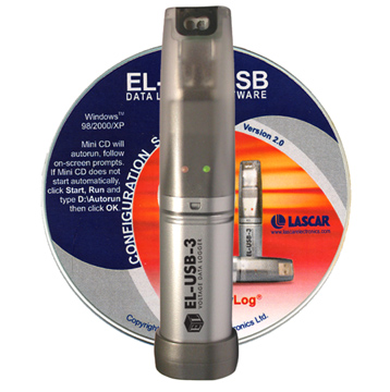 EL-USB-3 Thumbdrive-sized USB-connected Voltage Data Logger