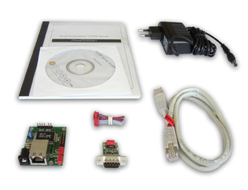 FMOD-TCP DB Starter Kit - Ethernet to Serial, I/O, A/D and I2C Converter