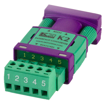 K2-TB   RS232/422/485 9pinF- termblock