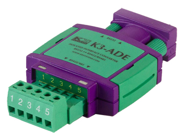 K3-ADE-TB   RS232/422/485 Isolator  9pinF-termblock Autodriver Enable
