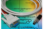 RS232 Cable, 2m, 4-way, Binder/SUB-D9