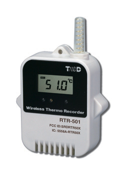 RTR-501L Waterproof Temp Recorder w/ Ext Battery