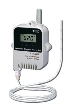 RTR-502L Wireless Temp Recorder w/ Ext Battery