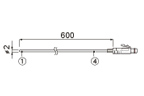 TR-5106 Shielded Temperature Sensor w/ 600 mm Cable