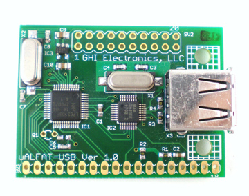 uALFAT-USB OEM Board for uAlfat� IC + USB Host