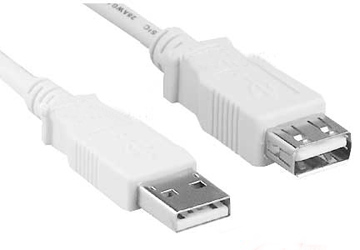 USB 2.0 A/A Extension Cable 15FT