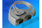 USB-2COM-S - Dual-port Serial-to-USB Communication Cable