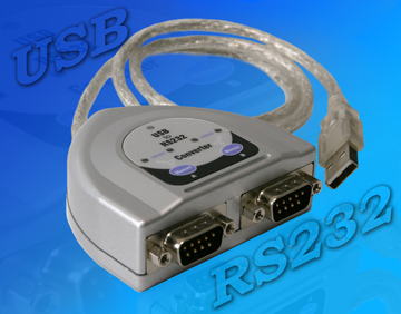 USB-2COM-S - Dual-port Serial-to-USB Communication Cable