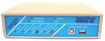 Packet-Master USB500 AG  USB2.0 Development Tool + Generator