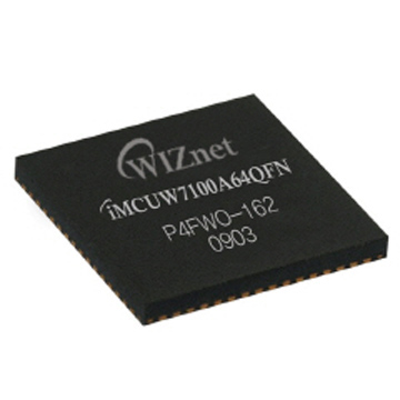 W7100A-64QFN Single Chip Microcontroller with TCP/IP