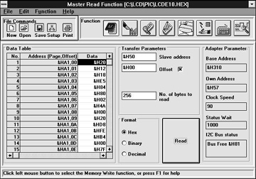 WINI2C/PCI - Windows-interface I2C control for PCI90/93