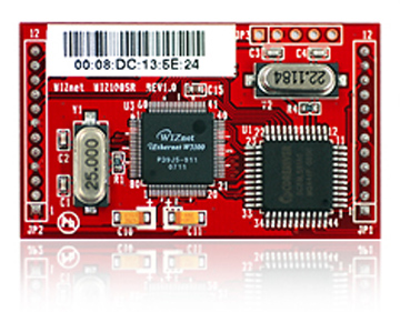 WIZ100SR Serial to Ethernet Module (pins)