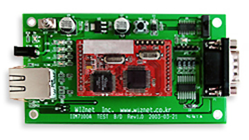 WIZ100SR-EVB  Serial to Ethernet Module Eval Board