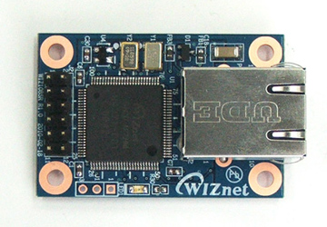 WIZ108SR Compact Pin-header RS422/485 to Ethernet Module