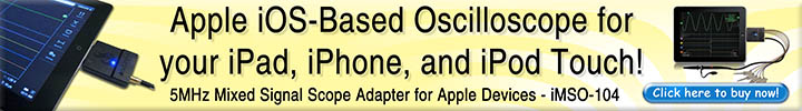 Mixed Signal Oscilloscope for Apple Devices