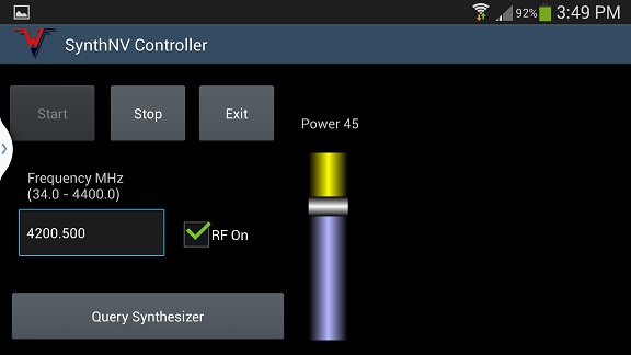 Android rf-signal-generator