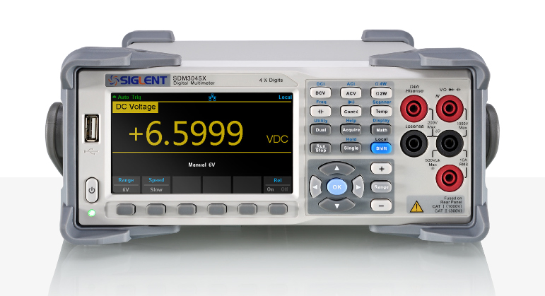 Siglent SDM3045X Precision Desktop Multimeter – 4½ Digit, True RMS, AC/DC Volt/Amp/Hz/Temp, TFT Display