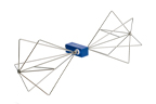 TekBox TBMA1C 20MHz - 1000MHz Biconical Antenna